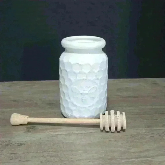Honey Jar with  Dipper - Picture 3 of 4